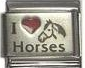 Red heart laser - I love Horses - Click Image to Close